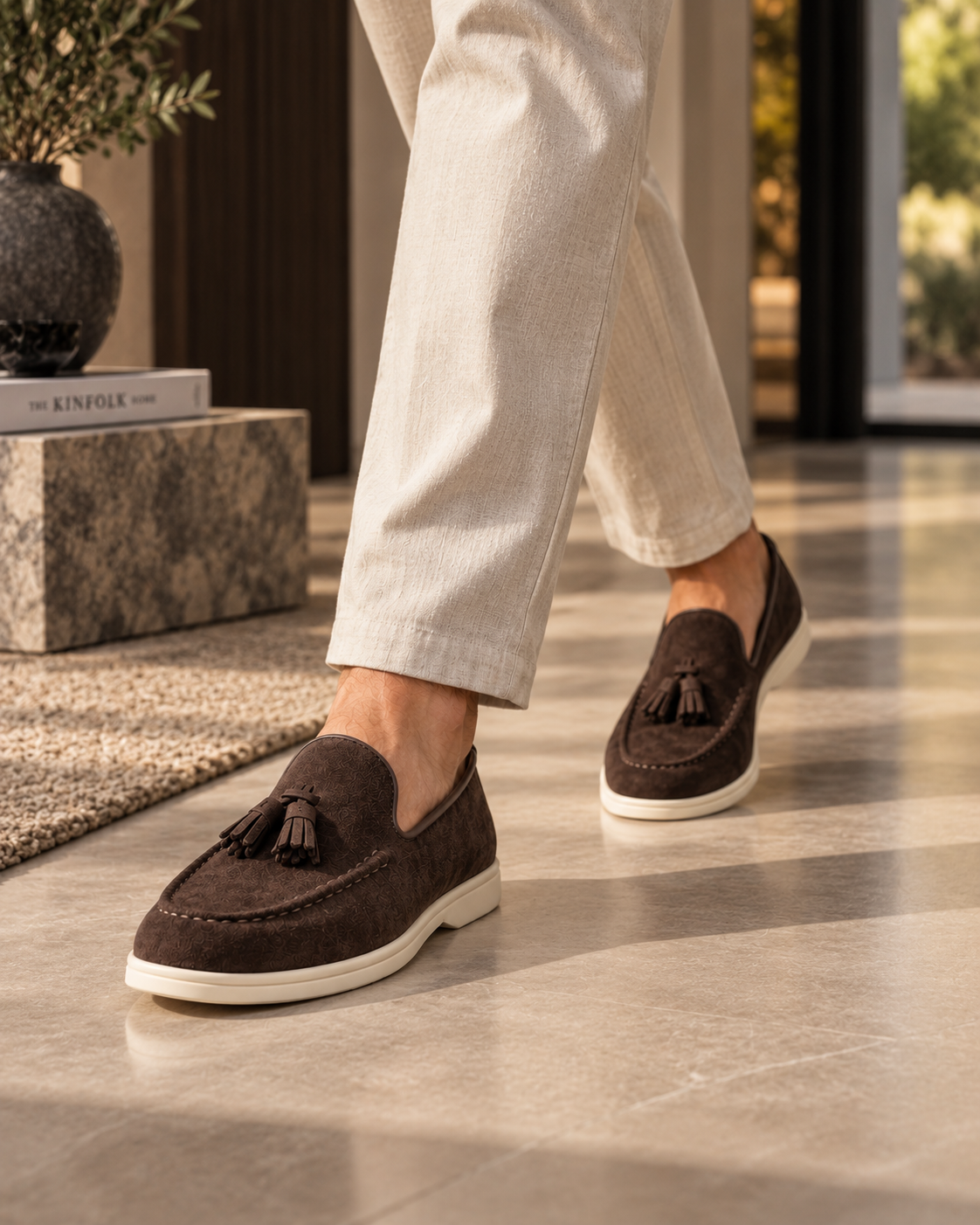 Men’s Suede Tassel Loafers - Image 7