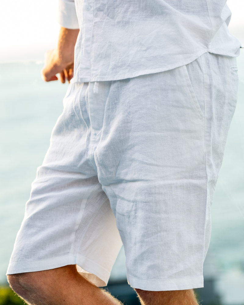 Casablanca - Premium Linen Shorts - Image 1