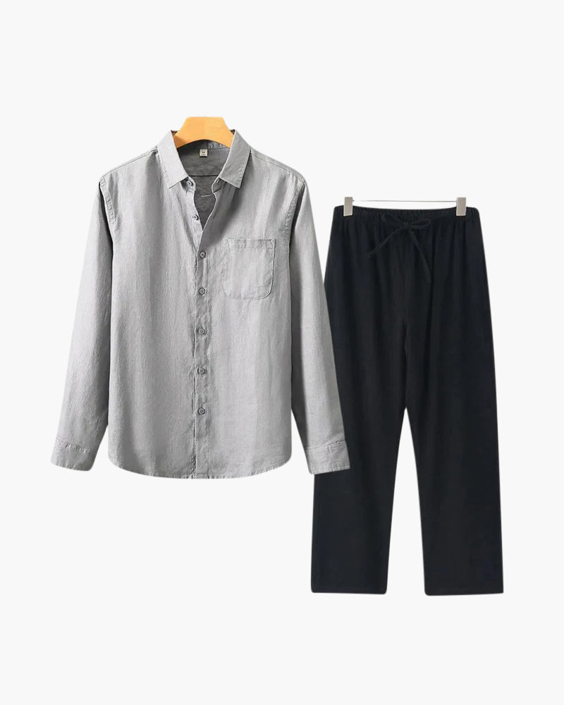 Old Money Linen Combo (Long Sleeve) - Image 16