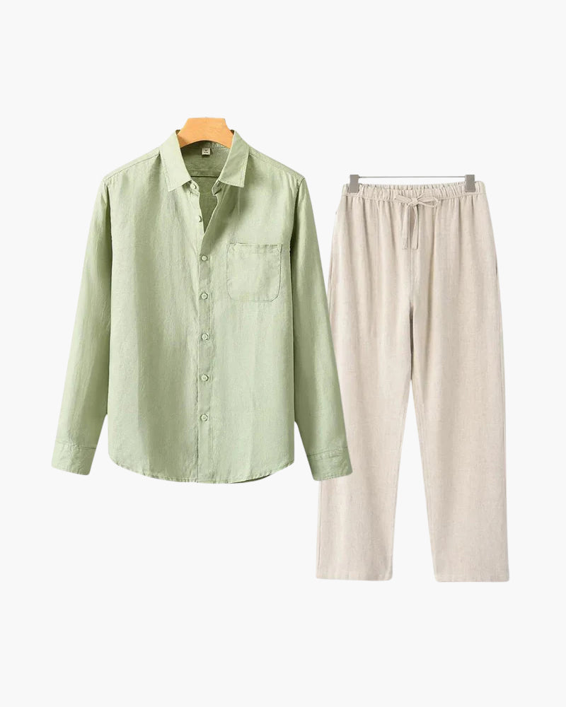 Old Money Linen Combo (Long Sleeve) - Image 22