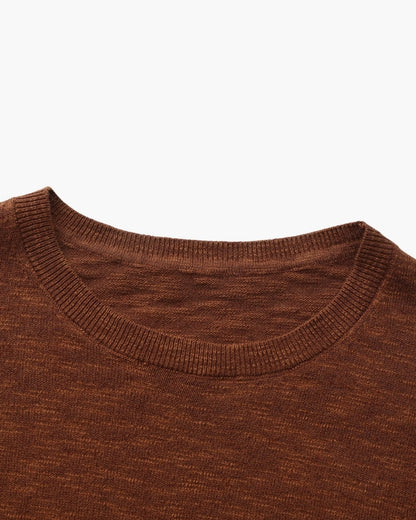Linen Cotton Essential Crewneck - Image 12