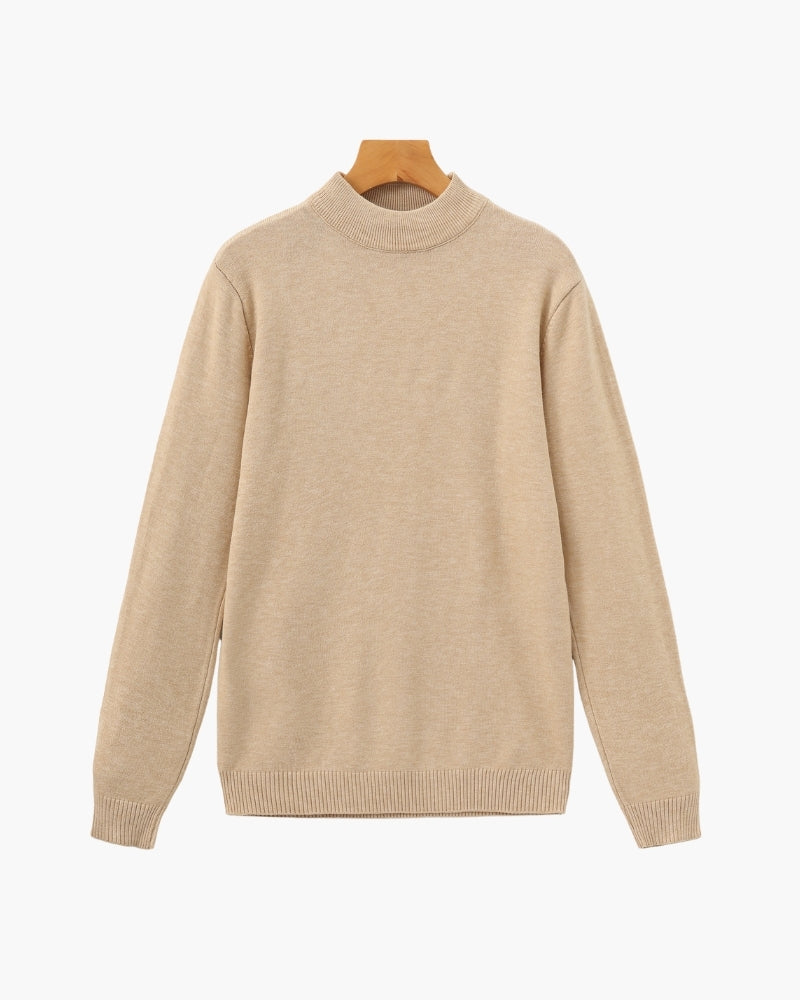 Essential Ribbed Mock Neck Sweater - Image 12