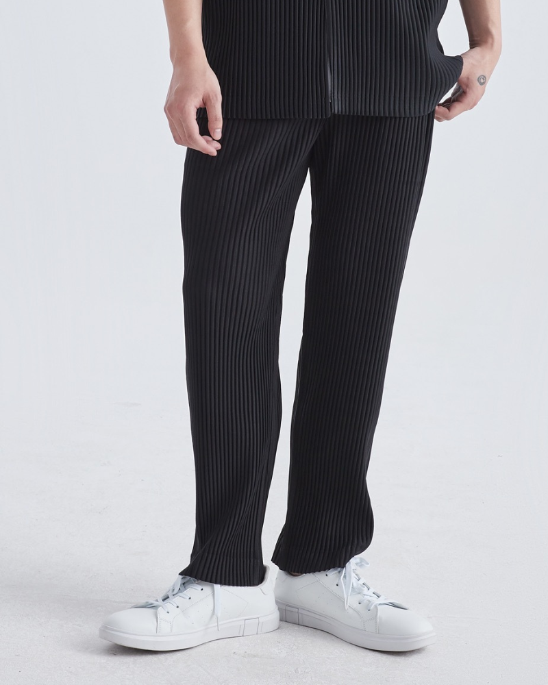 Ribbed Cotton Trousers - Image 1