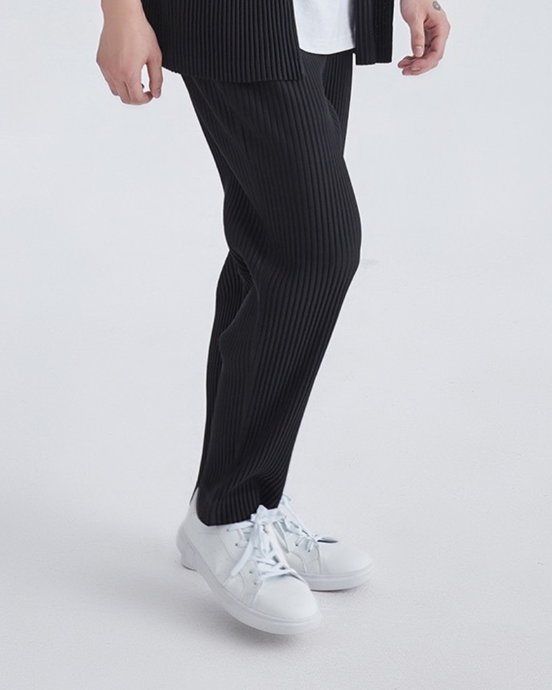 Ribbed Cotton Trousers - Image 3