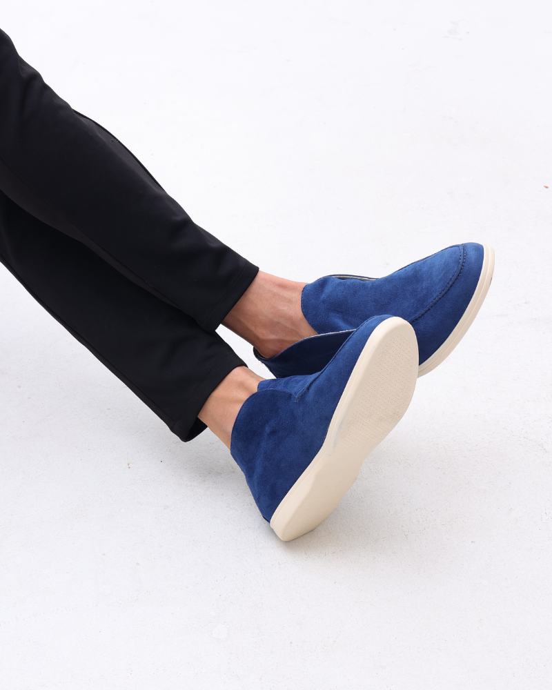 Old Money High Suede Loafers - Image 1