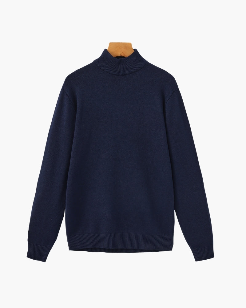 Essential Ribbed Mock Neck Sweater - Image 16