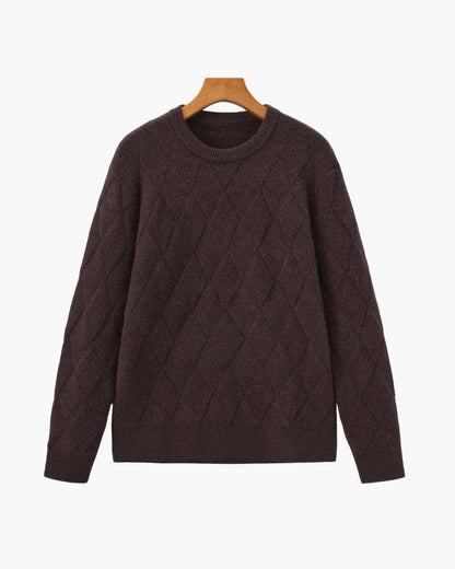 Diamond Knit Crewneck Sweater - Image 16