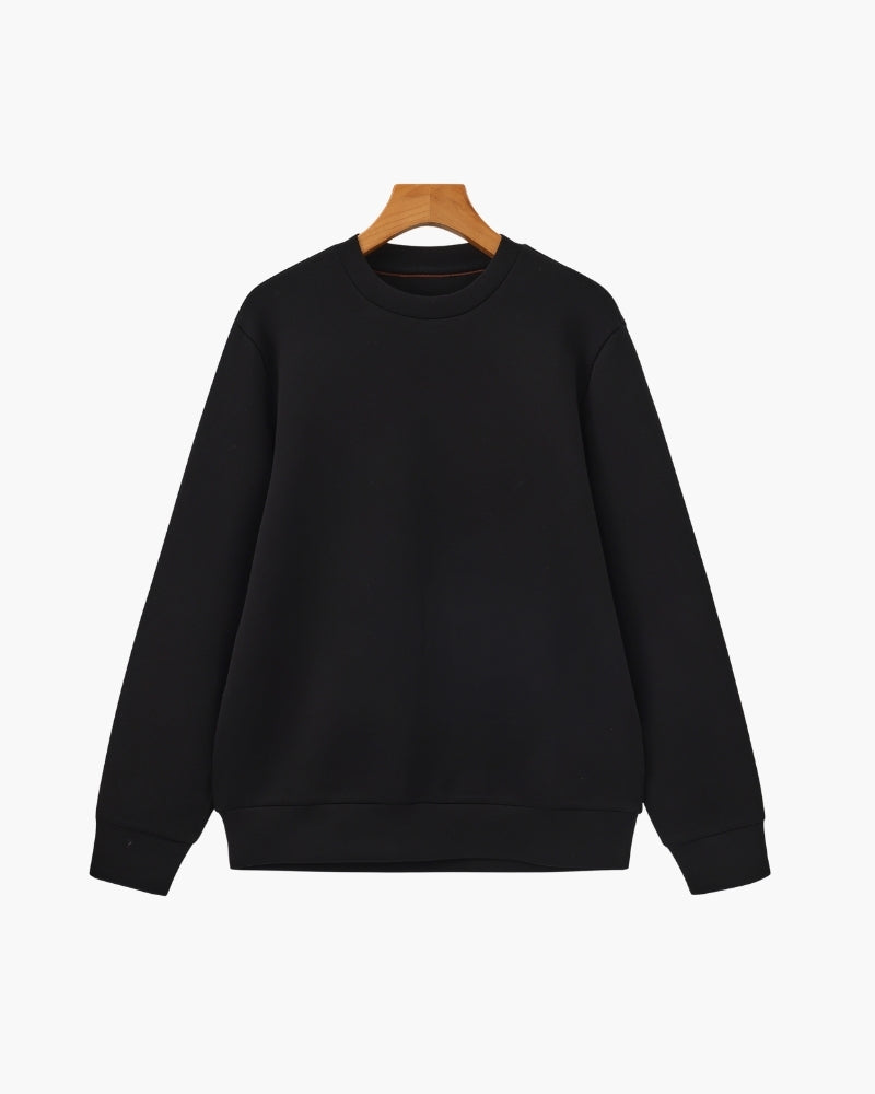 Classic Modal Blend Crewneck Sweatshirt - Image 1