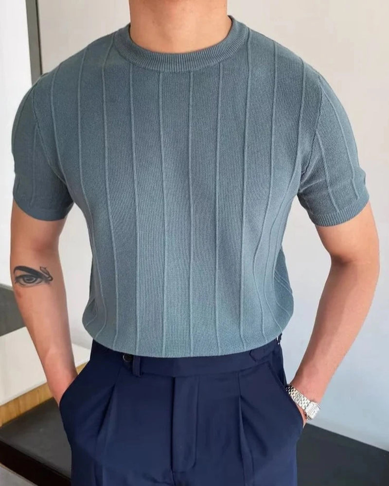 Cannes Ribbed T-Shirt - Image 1