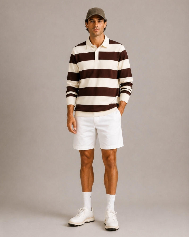 Vintage Stripe Rugby Polo - Image 6