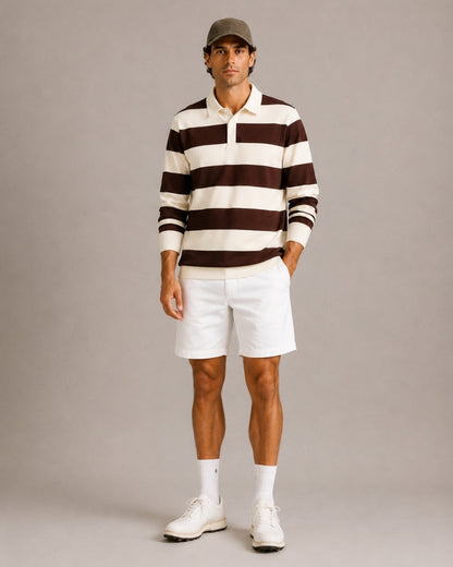 Vintage Stripe Rugby Polo - Image 6