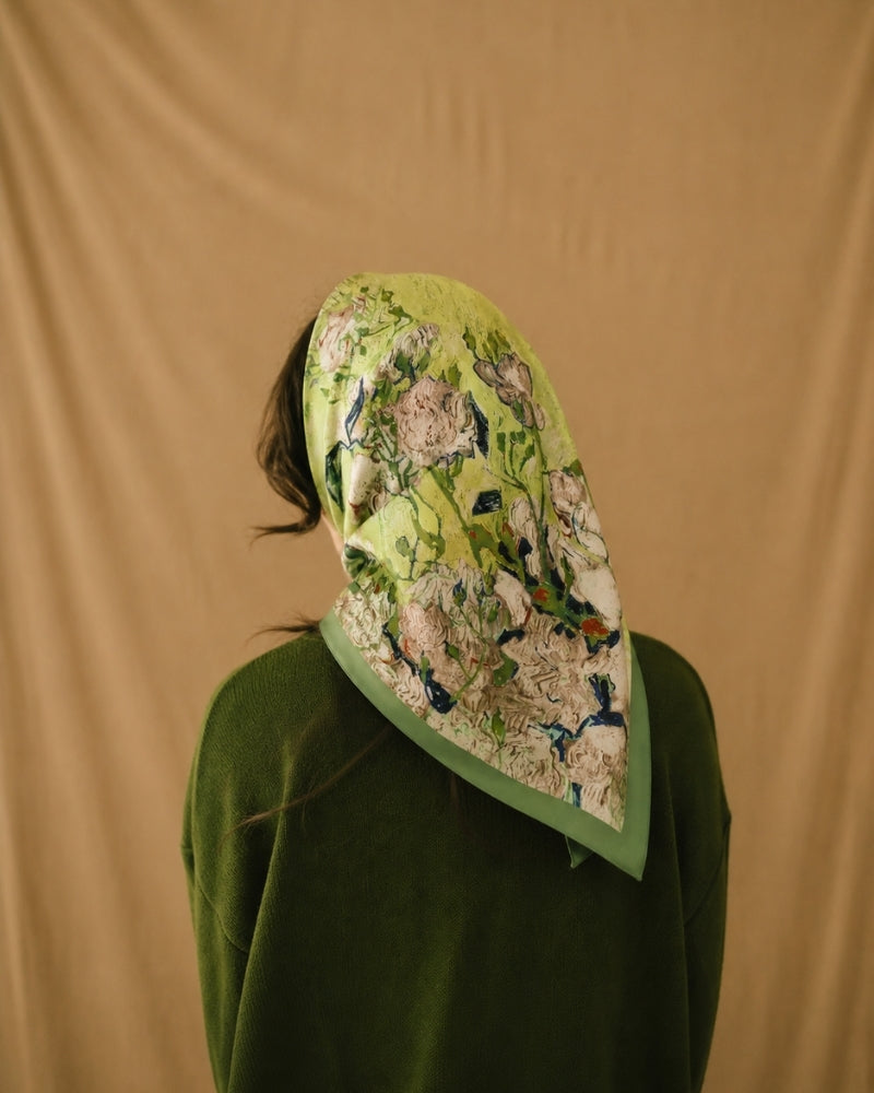 Old Money Impressionist Garden Scarf - Image 13