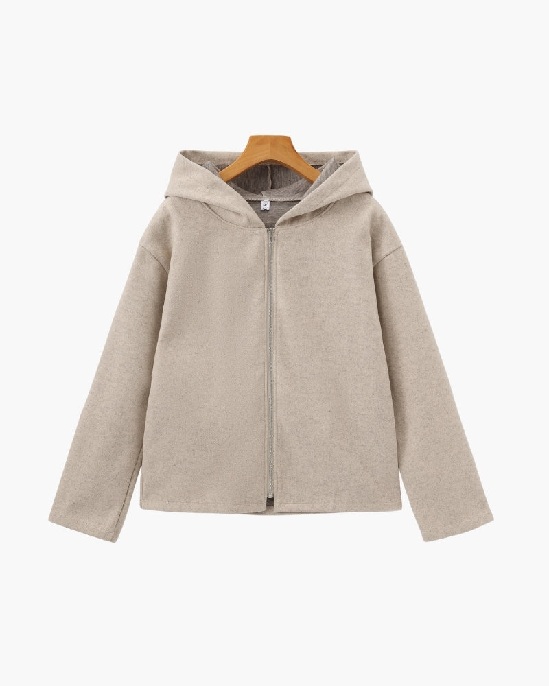 Marlow Wool Zip Coat - Image 11