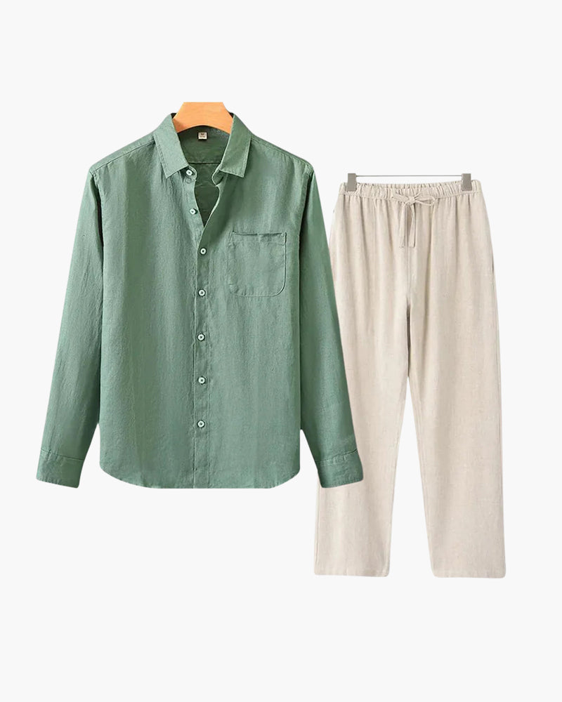 Old Money Linen Combo (Long Sleeve) - Image 2