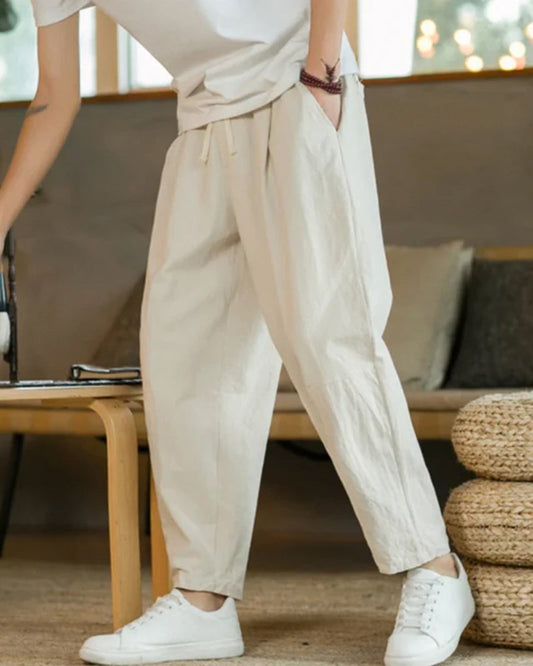 Cancun Cotton Trousers - Image 1