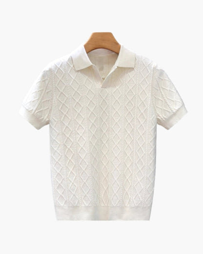 Signature Textured Knit Polo - Image 4