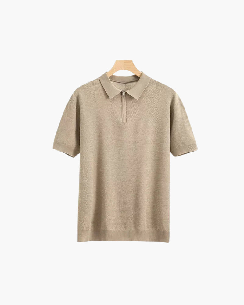 Marbella Zip Up Polo - Image 4