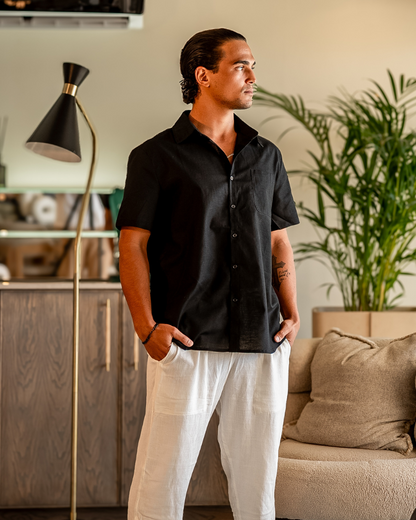 Cape Town - Linen Shirt (Short Sleeve) - Image 1
