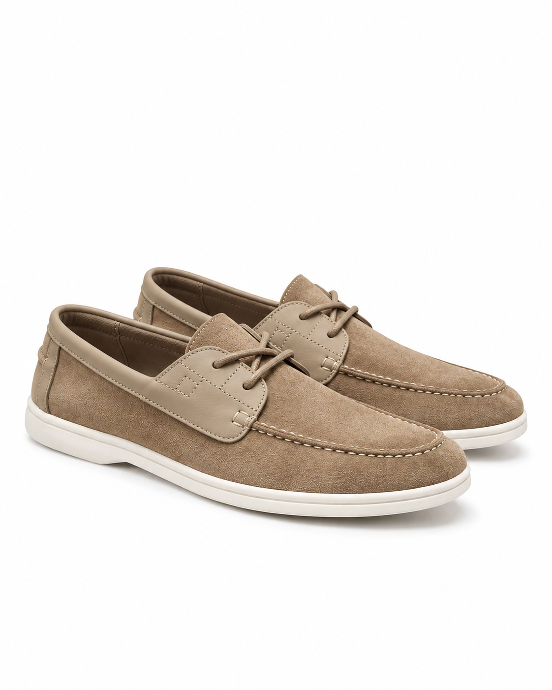 Men’s Suede Lace Up Loafers - Image 1