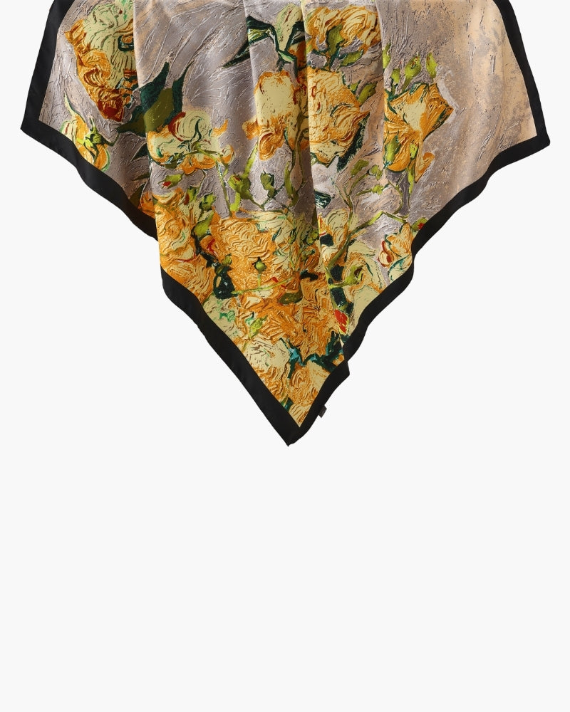 Old Money Impressionist Garden Scarf - Image 6