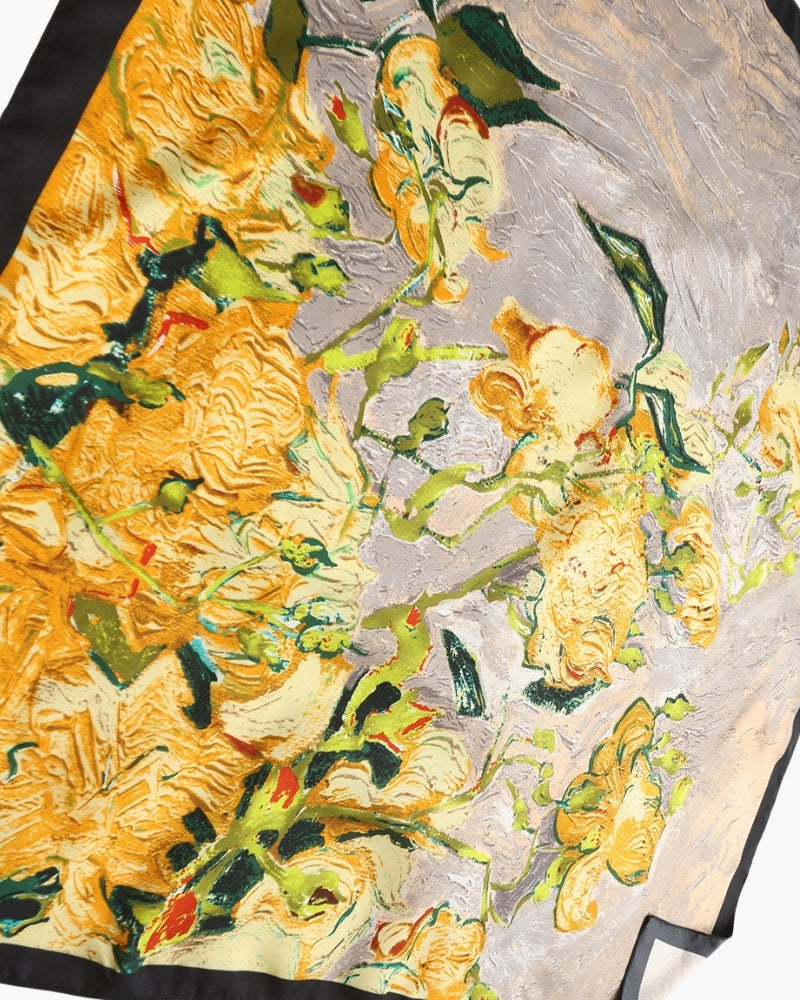 Old Money Impressionist Garden Scarf - Image 5