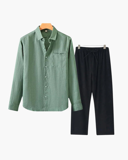 Old Money Linen Combo (Long Sleeve) - Image 7