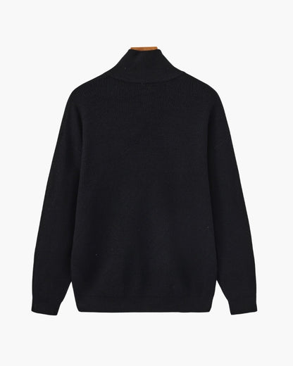 Refined Half-Zip Knit Pullover - Image 2