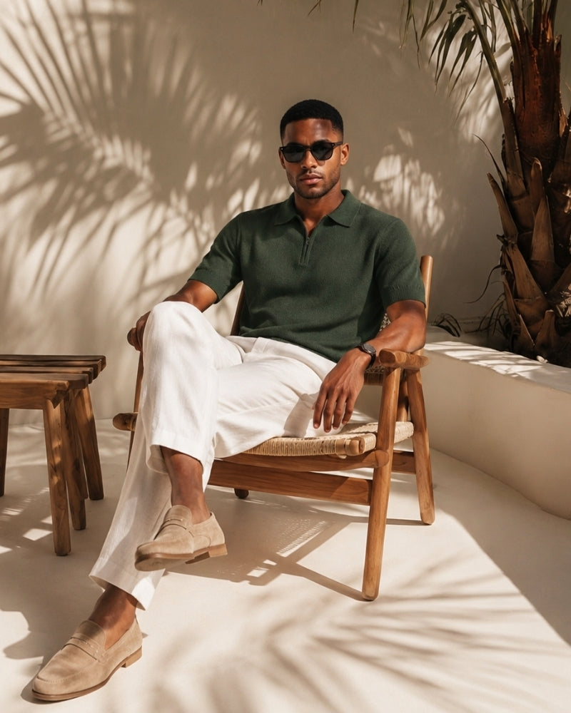 Marbella Zip Up Polo - Image 15