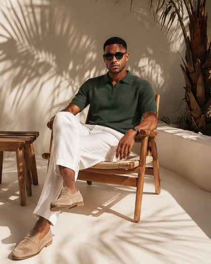 Marbella Zip Up Polo - Image 15