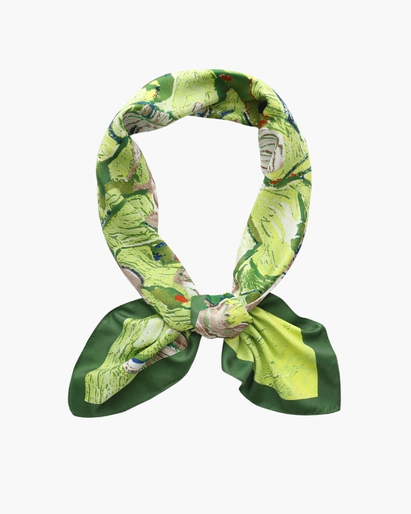 Old Money Impressionist Garden Scarf - Image 12