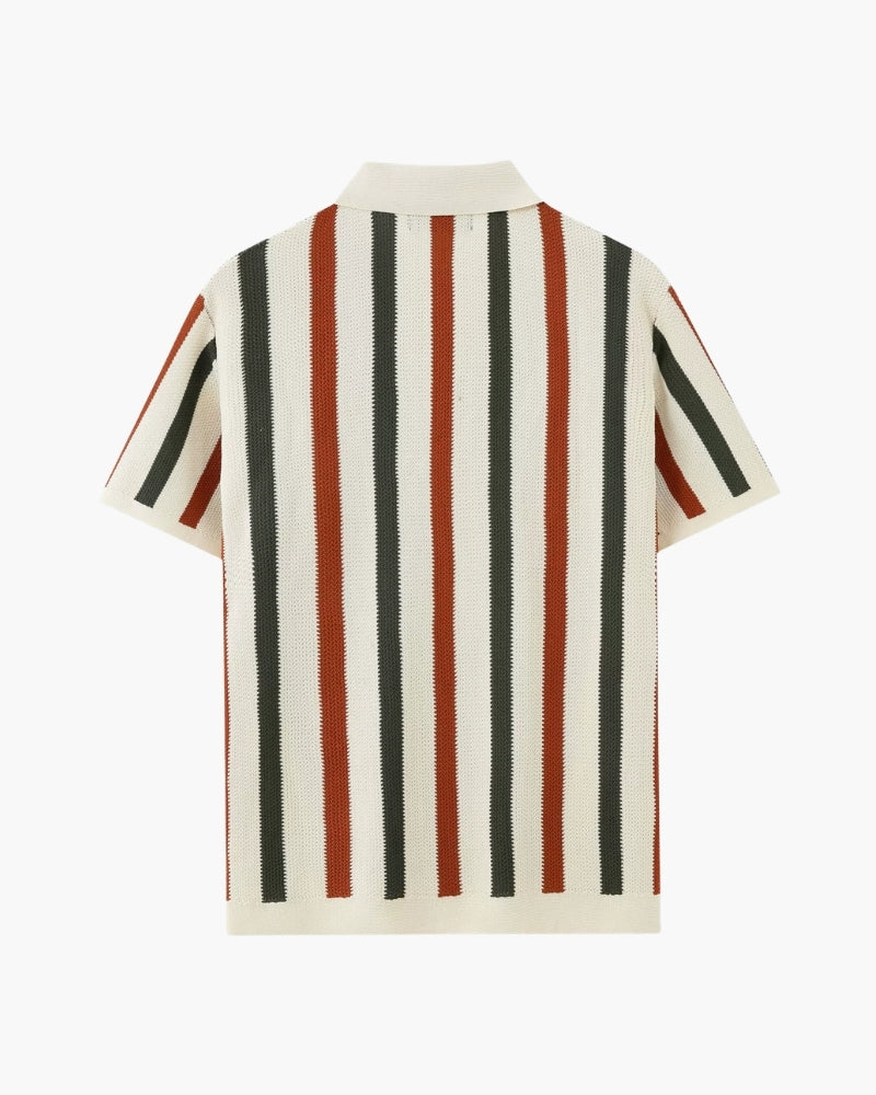 Resort Knit Stripe Polo - Image 4