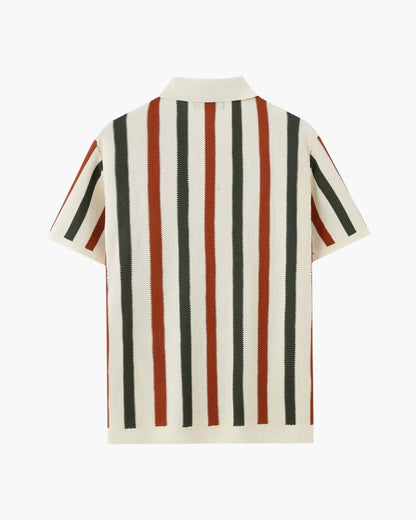 Resort Knit Stripe Polo - Image 4
