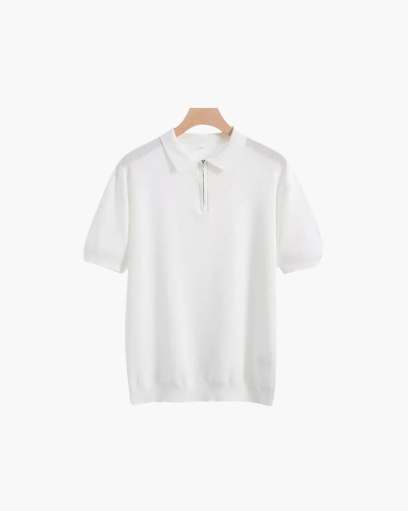 Marbella Zip Up Polo - Image 6