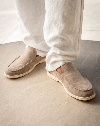 Old Money Suede Loafers - Image 1