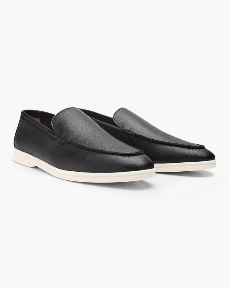 Old Money Cowhide Leather Loafers - Image 2