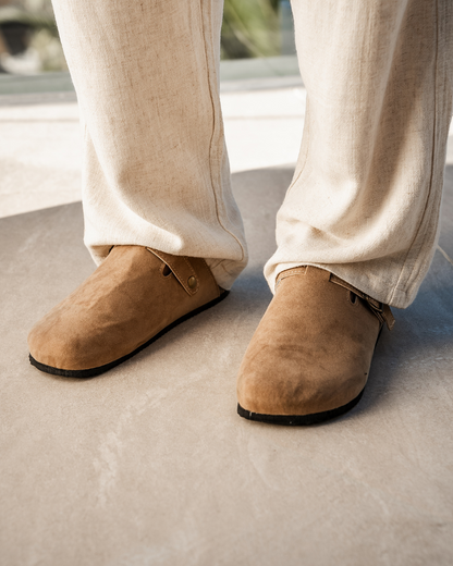Old Money Suede Clogs - Image 1