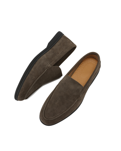 Premium Suede Loafers - Black Soles - Image 5