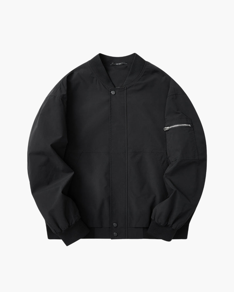 Minimalist Bomber Jacket - Image 6