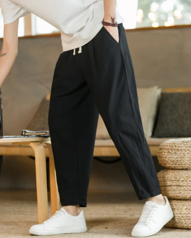 Cancun Cotton Trousers - Image 2