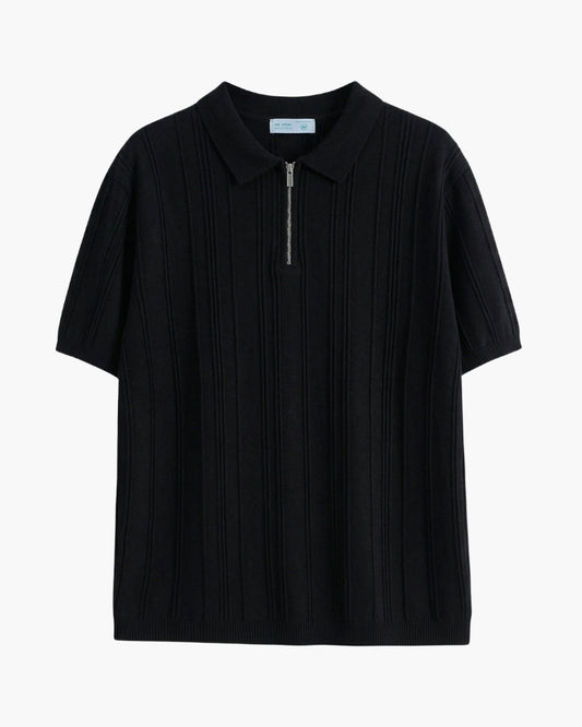 Signature Zip-Up Polo - Image 1