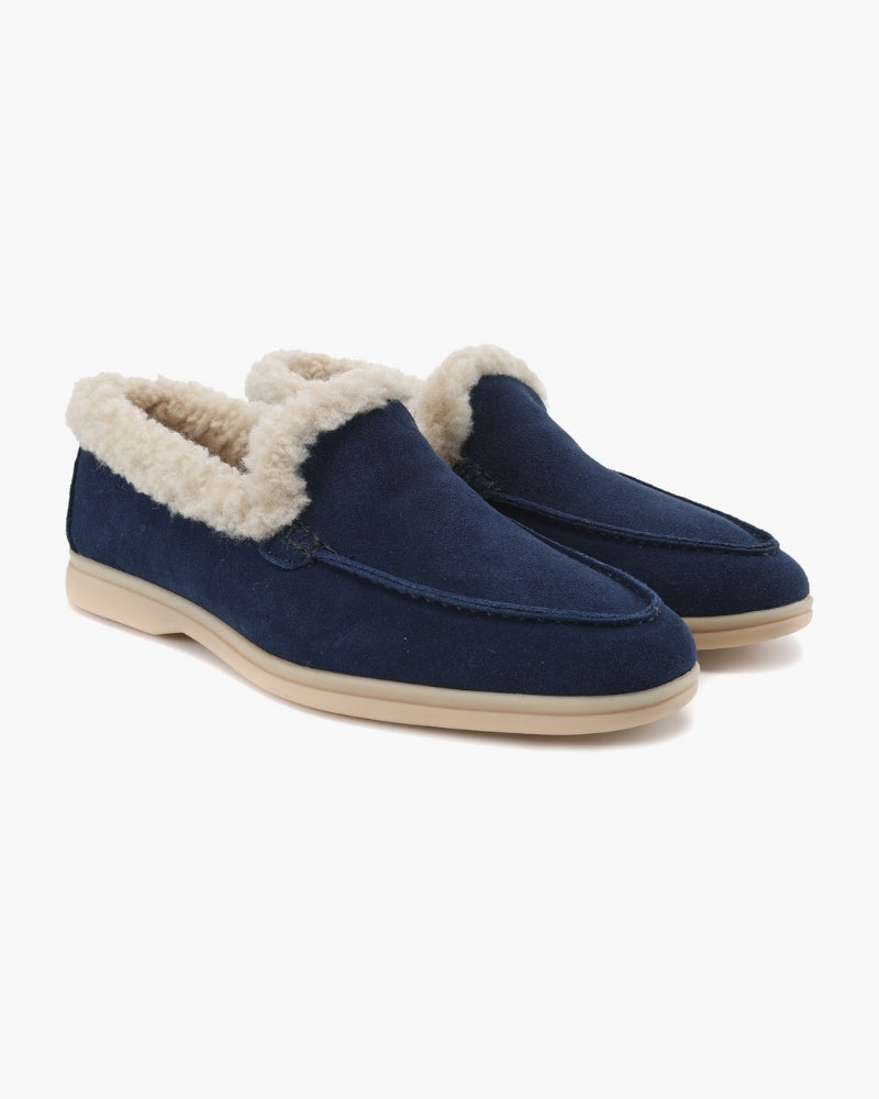 Fur-Lined Premium Loafers - Image 1