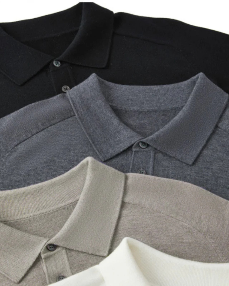 100% Premium Wool Polo - Image 3