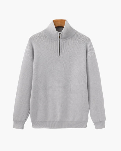 Refined Half-Zip Knit Pullover - Image 34