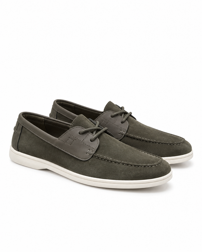 Men’s Suede Lace Up Loafers - Image 2