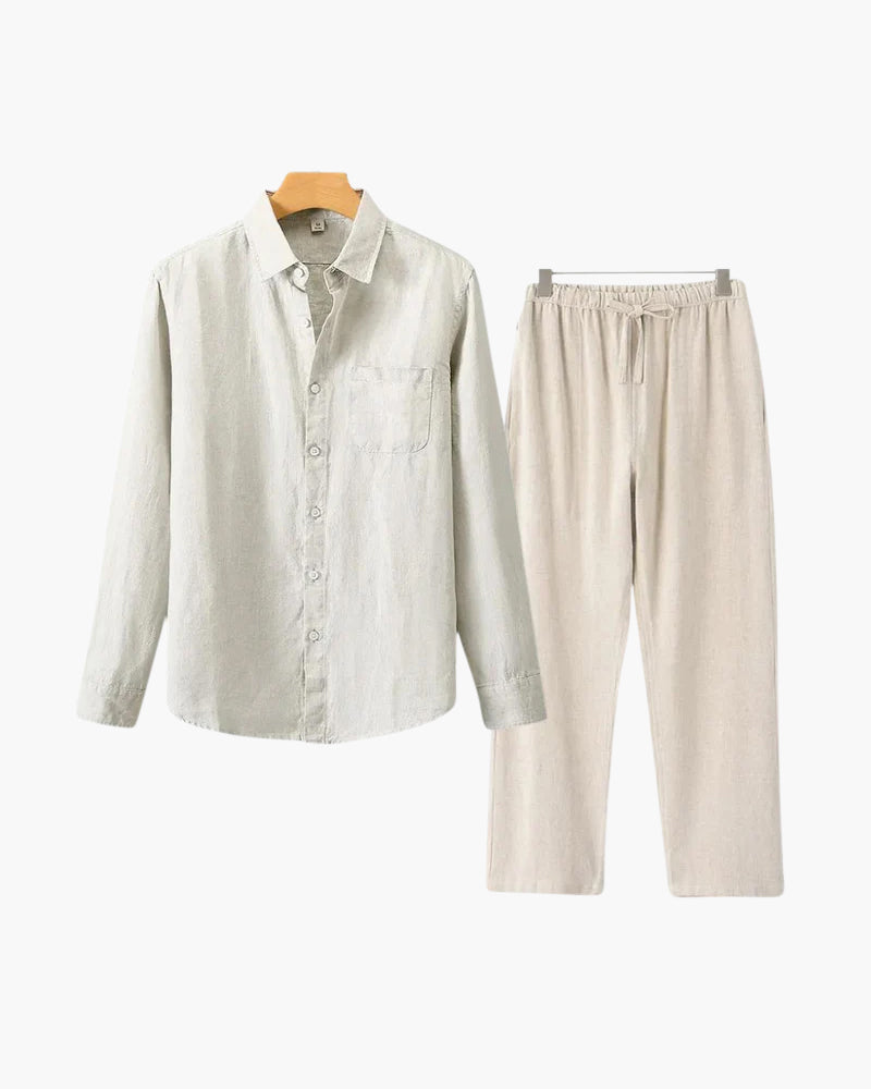 Old Money Linen Combo (Long Sleeve) - Image 8