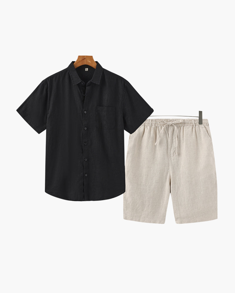 Old Money Linen Combo (Shorts) - Image 3