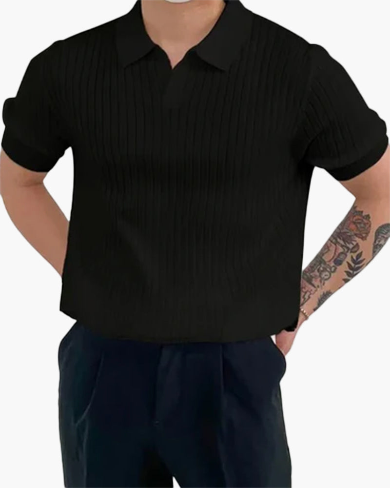 Florence - Ribbed Cotton Polo - Image 5