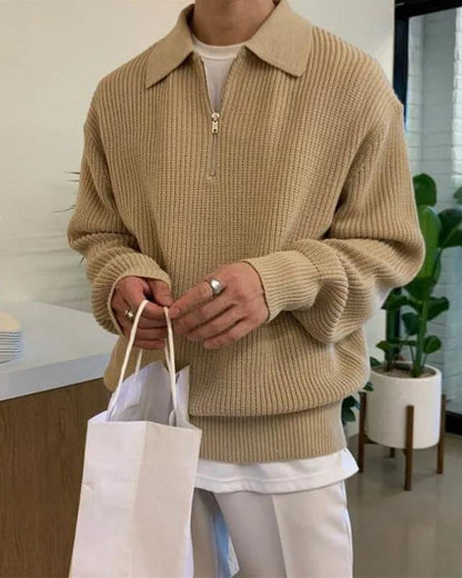 Cesare Half Zip Sweater - Image 9