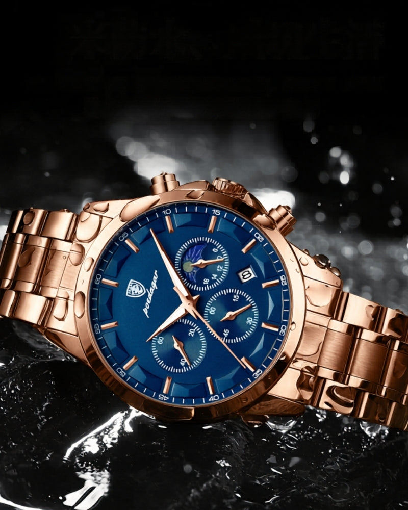 Precision Chronograph Steel Watch - Image 5
