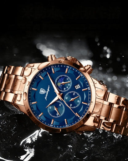 Precision Chronograph Steel Watch - Image 5